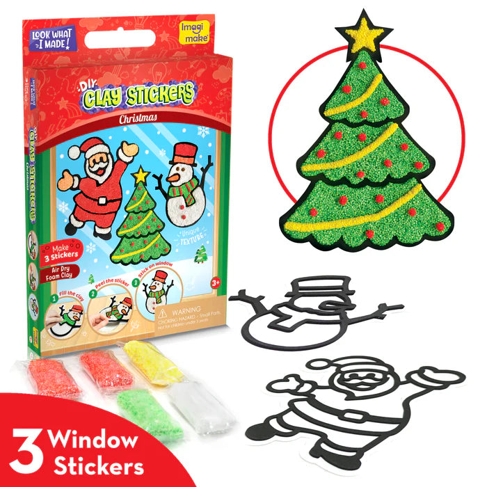 Imagi Make Clay Stickers - Christmas