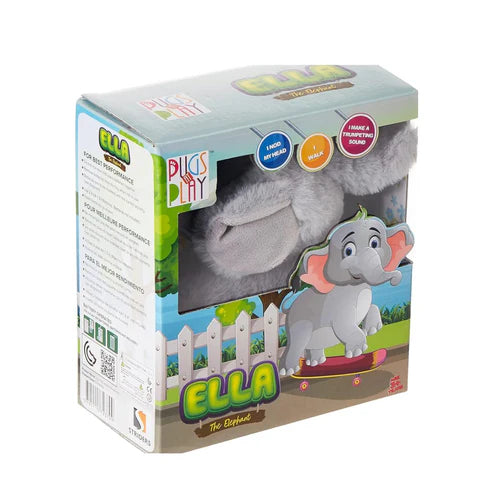 Pugs at Play Ella The Walking Elephant For Kids - Multicolor