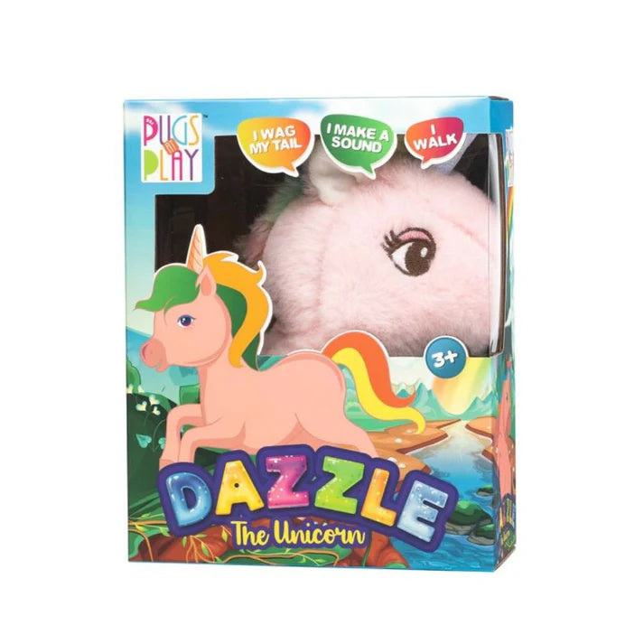 Pugs at Play Dazzle The Walking Unicorn For Kids - Multicolor