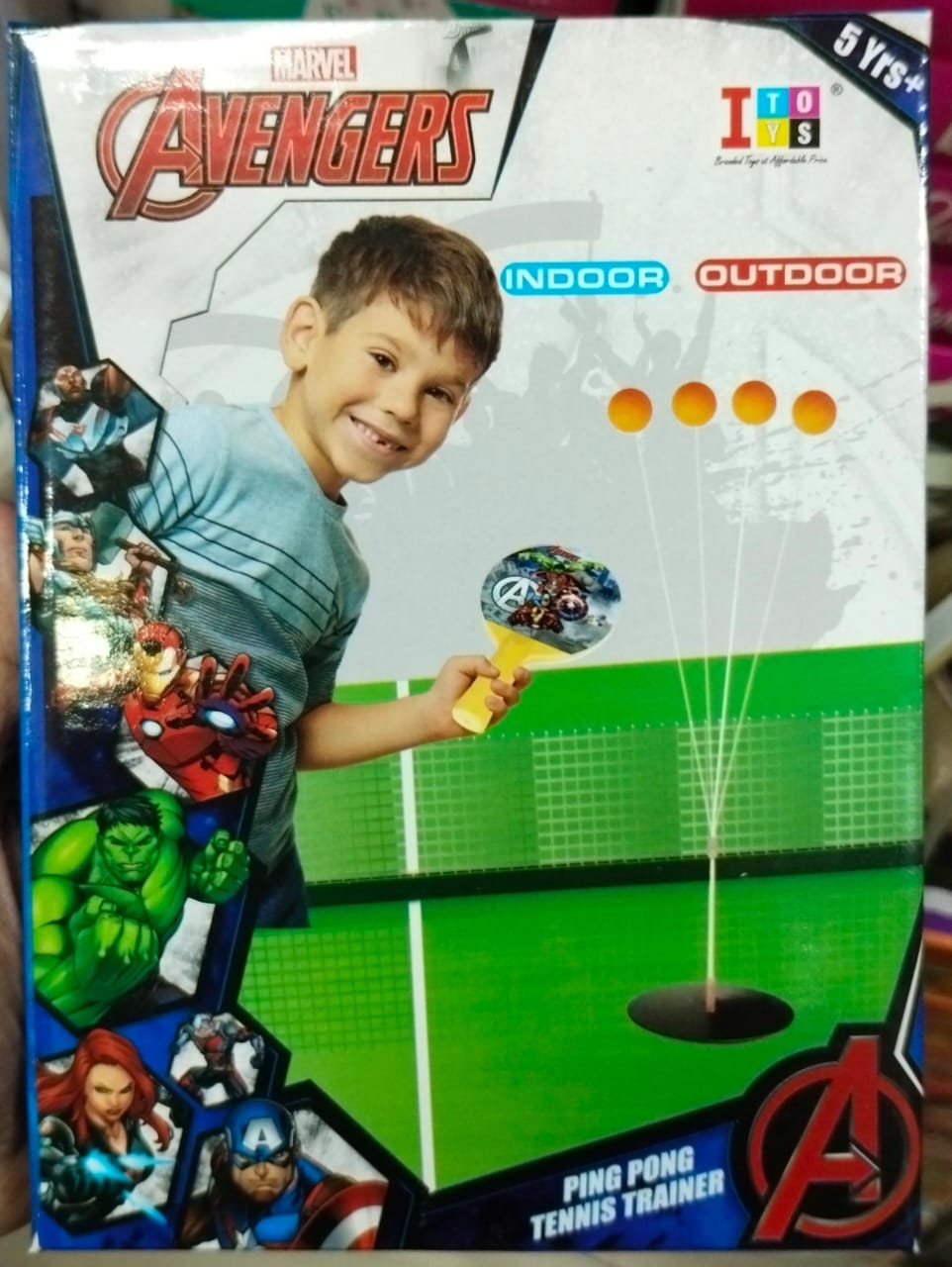 IToys Marvel Ping Pong Tennis Trainer - Multicolor