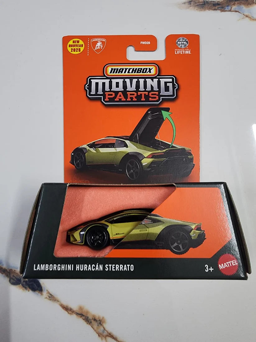 Matchbox Moving Parts 2025 - Pack of 2 Pcs - Lamborghini Huracan Sterrato & 2024 Volkswagen ID Buzz - FWD28 - 95AH