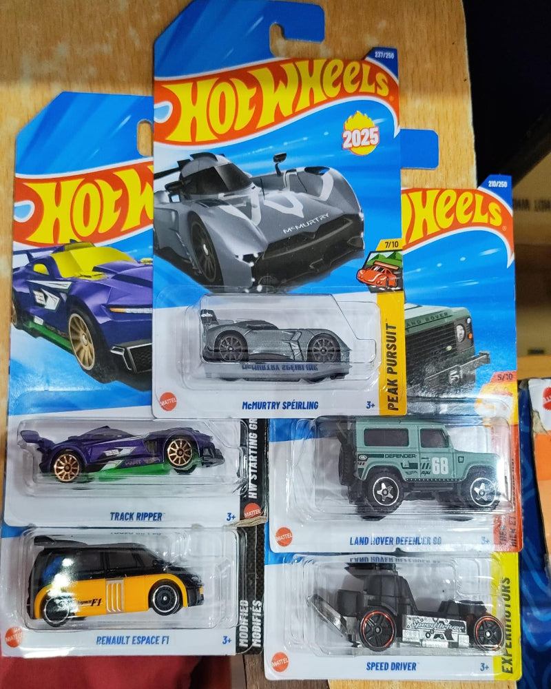 Hot Wheels Mainline - Combo Pack of 5 Cars - Mix Case 0