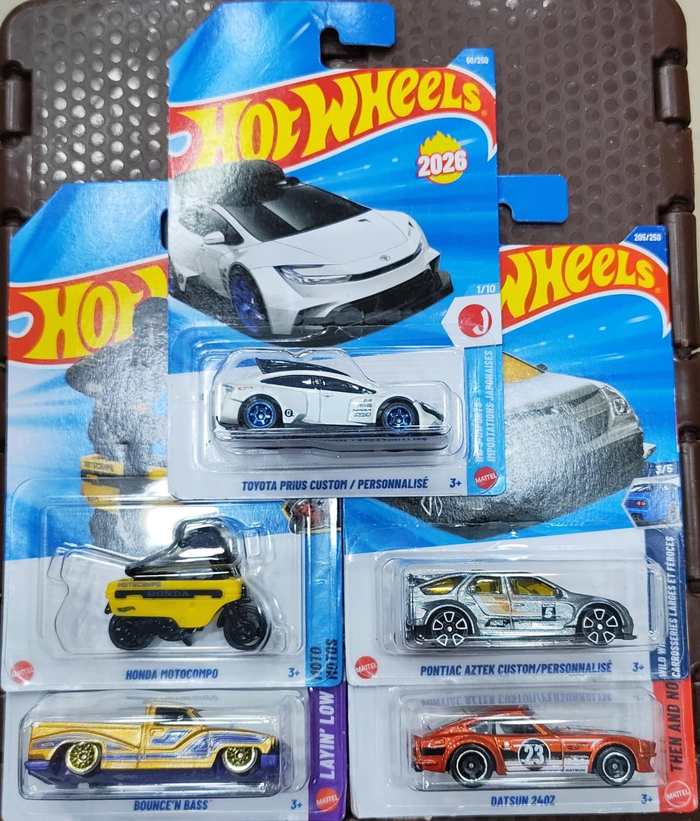 Hot Wheels Mainline - Combo Pack of 5 Cars - Long Card - 002