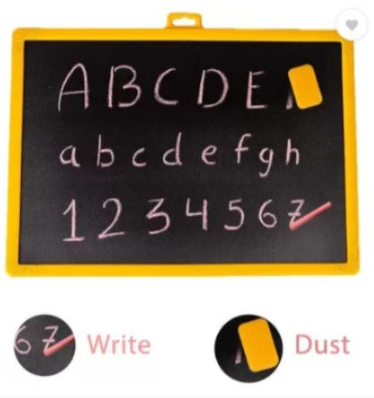 Avis dual sided and Drawing for Kids Pen Erasable Drawing Easy Reading Writing Black, White board - Multicolor