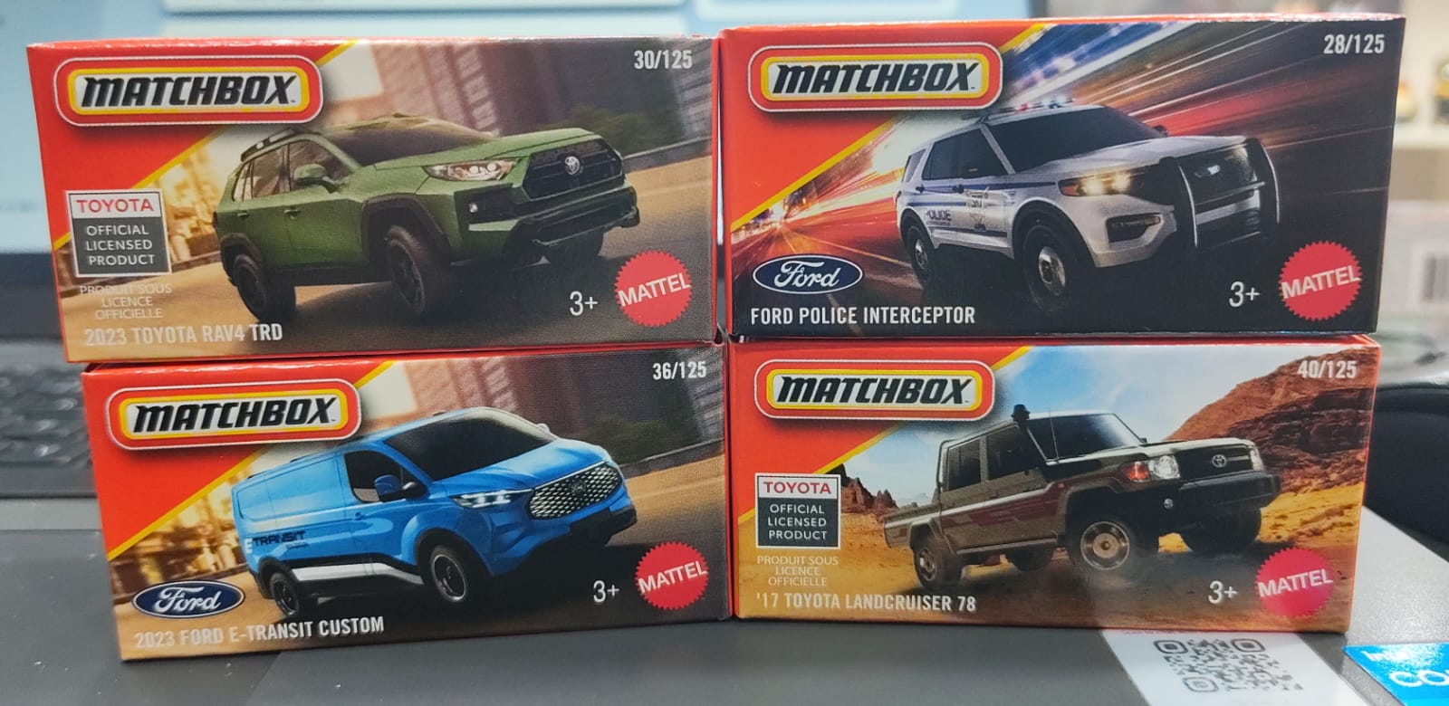 Matchbox Mainline - Combo Pack of 4 Cars - DNK70 - 0200