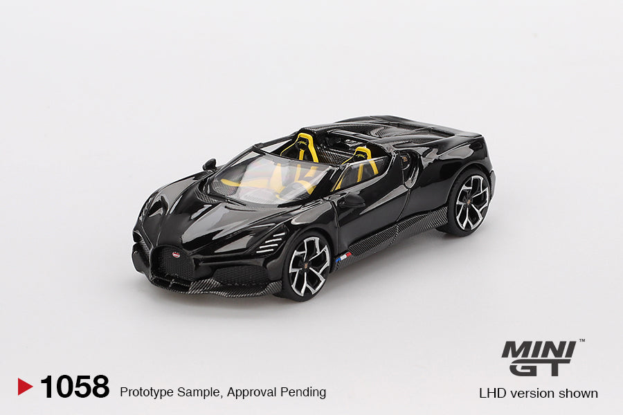 MINI GT 1058 - BUGATTI W16 MISTRAL BLACK
