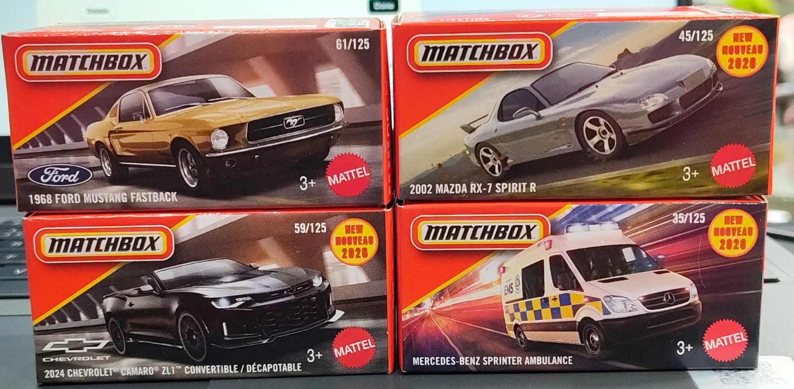 Matchbox Mainline - Combo Pack of 4 Cars - DNK70 - 004