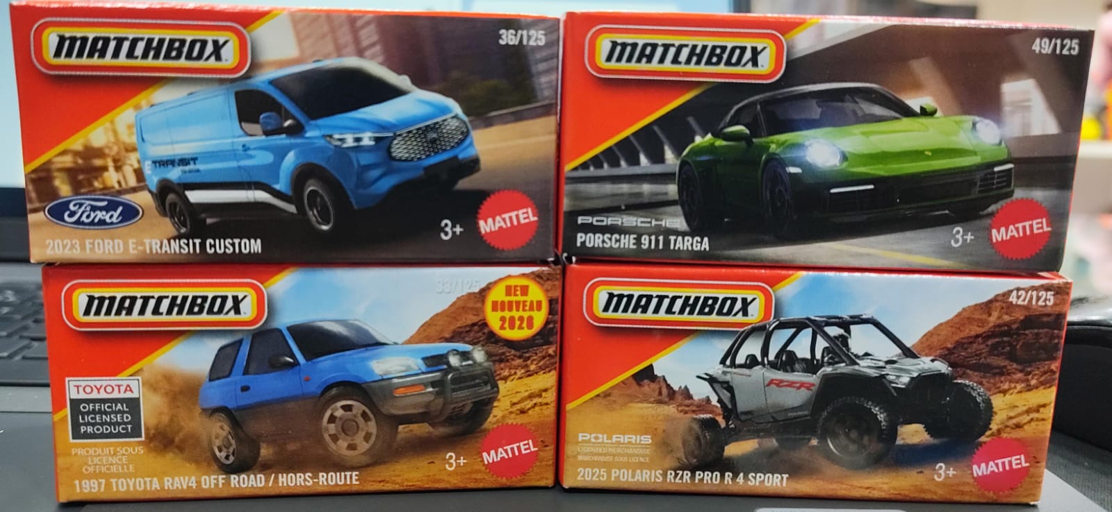 Matchbox Mainline - Combo Pack of 4 Cars - DNK70 - 001