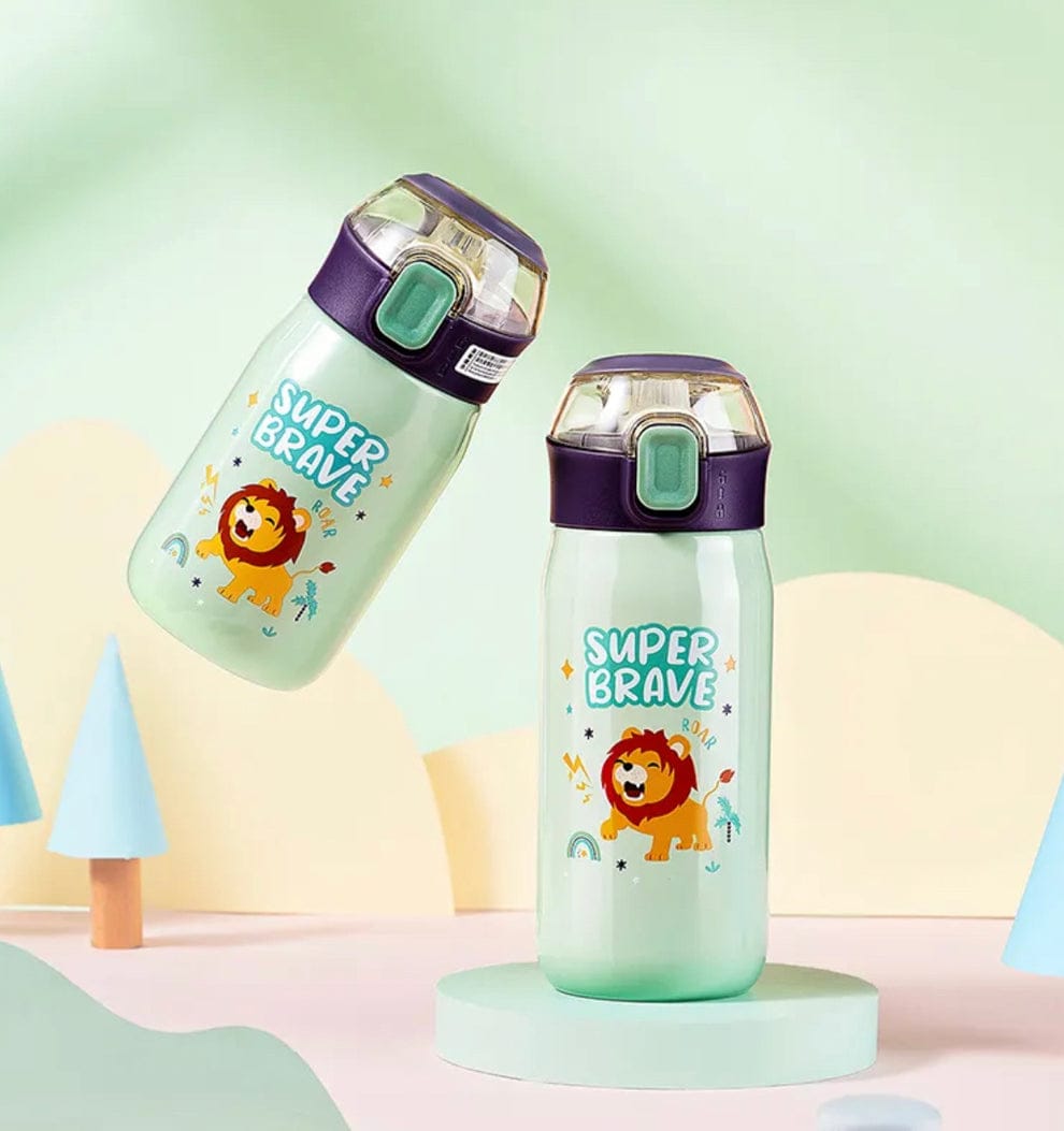 Insulated Stainless Steel Water Bottle for Kids | Double Walled Vacuum Insulated SS-304 Water Bottle | Cartoon Design Hot and Cold Water Bottle – 500ml