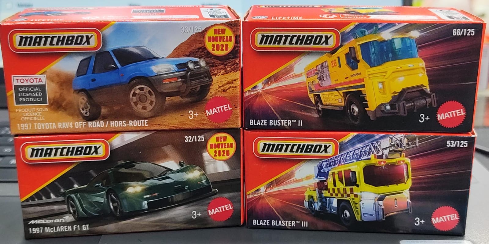 Matchbox Mainline - Combo Pack of 4 Cars - DNK70 - 003