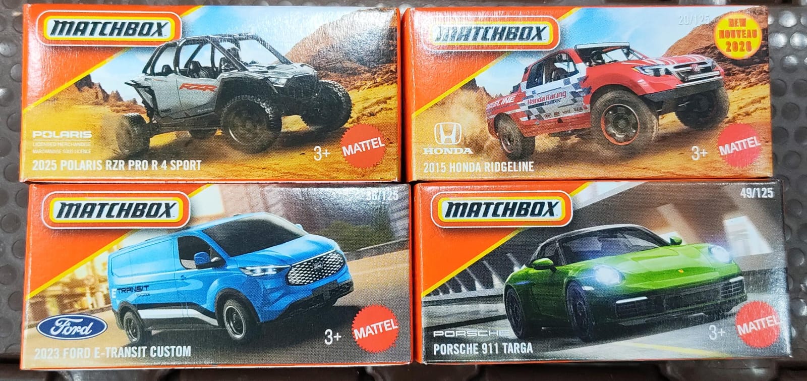 Matchbox Mainline - Combo Pack of 4 Cars - DNK70 - 006