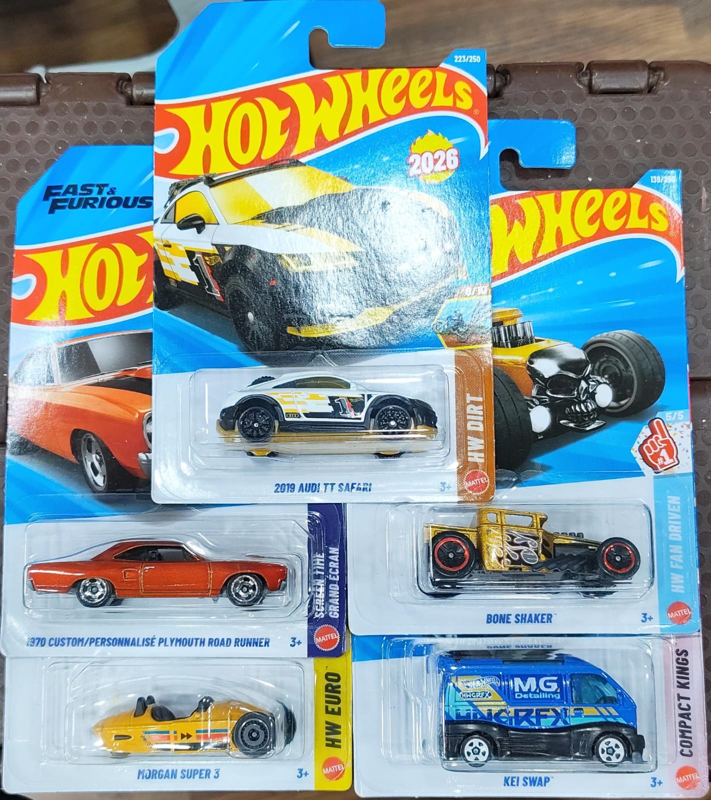 Hot Wheels Mainline - Pack of 5 Cars - N Case 2026