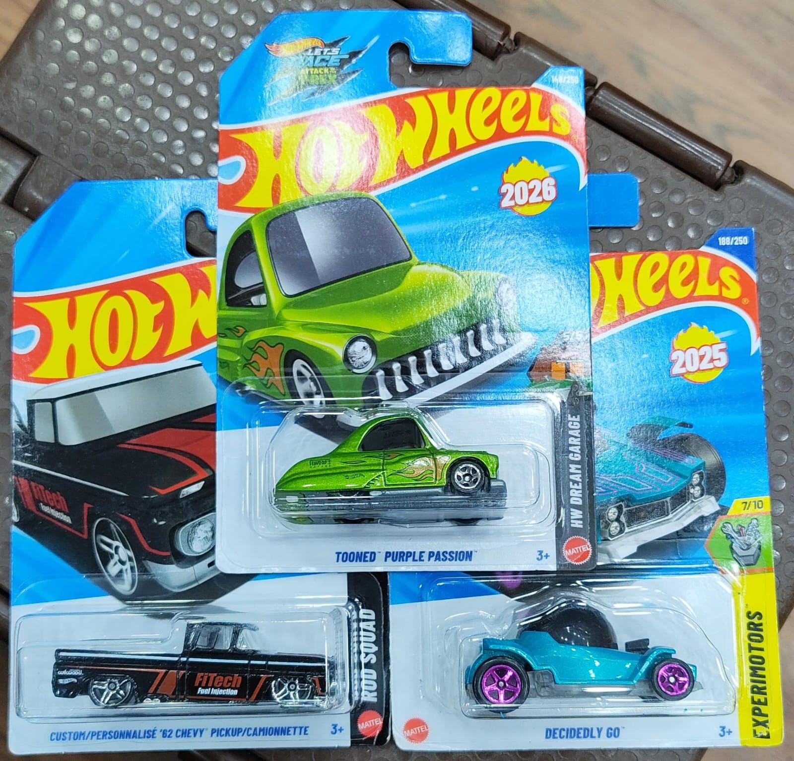 Hot Wheels Mainline - Pack of 3 Cars - Combo Cars Set