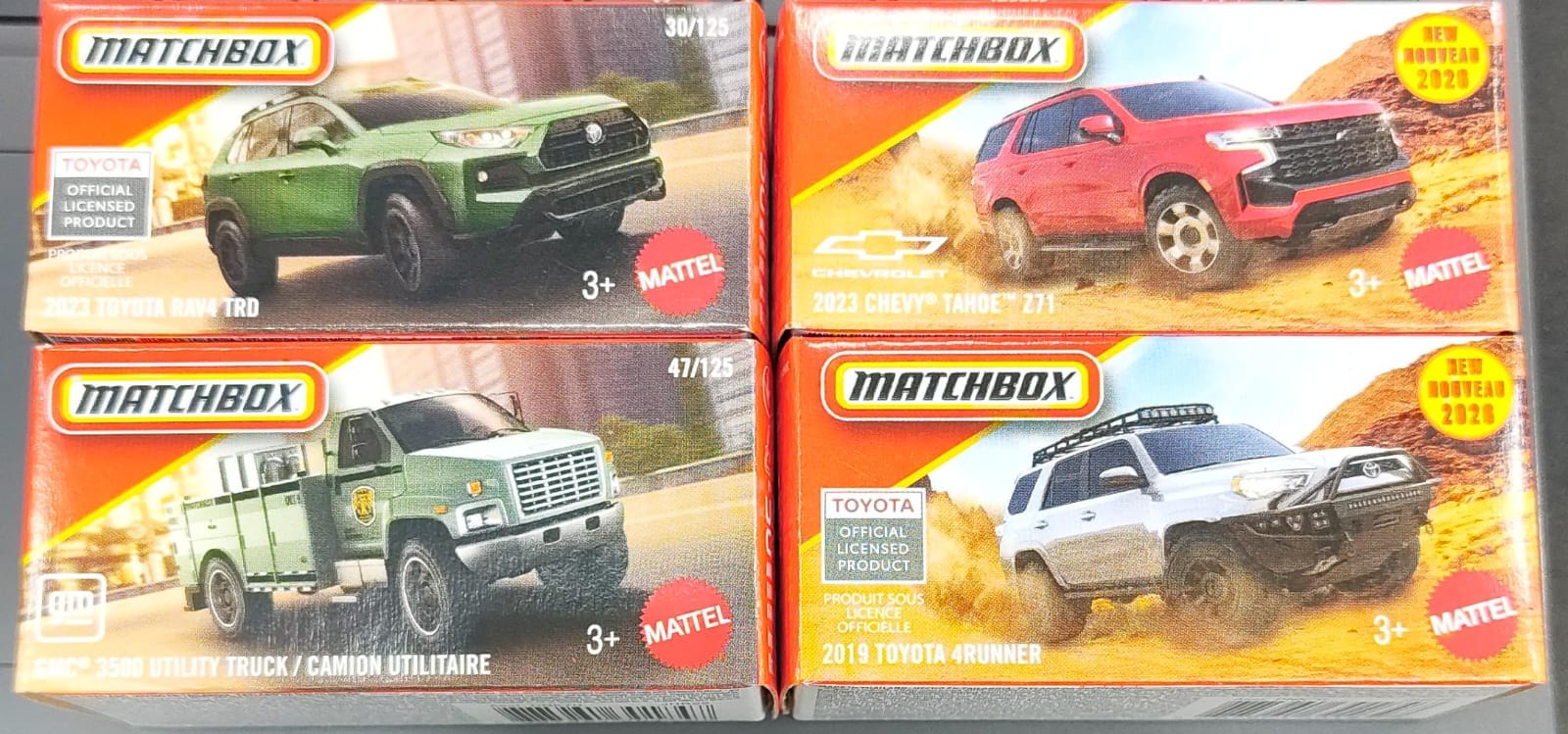 Matchbox Mainline - Combo Pack of 4 Cars - DNK70-03