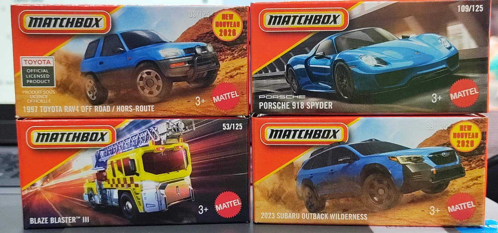 Matchbox Mainline - Combo Pack of 4 Cars - DNK70 - 001