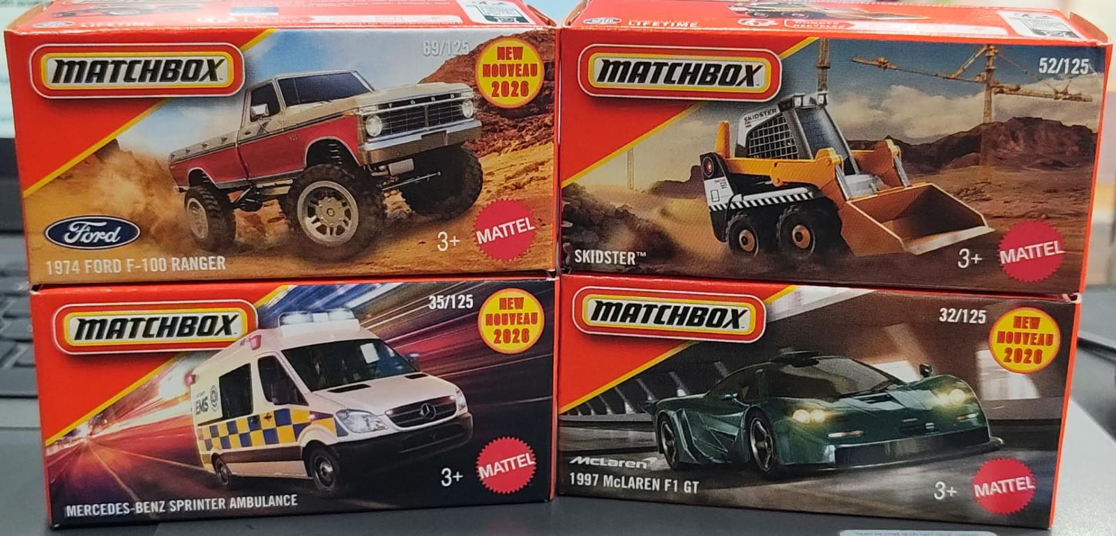 Matchbox Mainline - Combo Pack of 4 Cars - DNK70 - 003