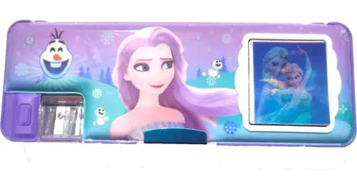 Inbuilt Calculator Pencil Box For Kids | Assorted Color & Design