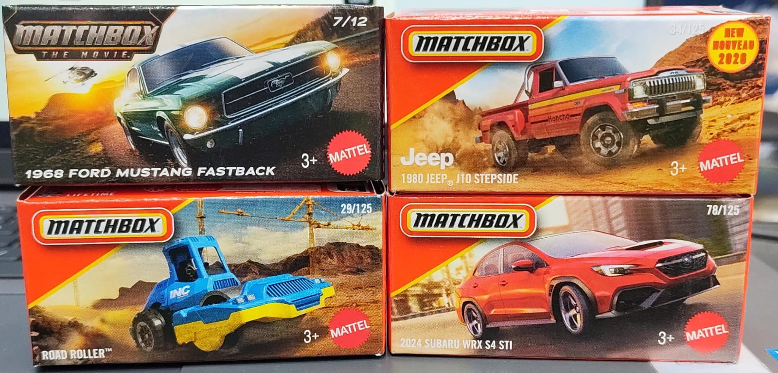 Matchbox Mainline - Combo Pack of 4 Cars - DNK70 - 001