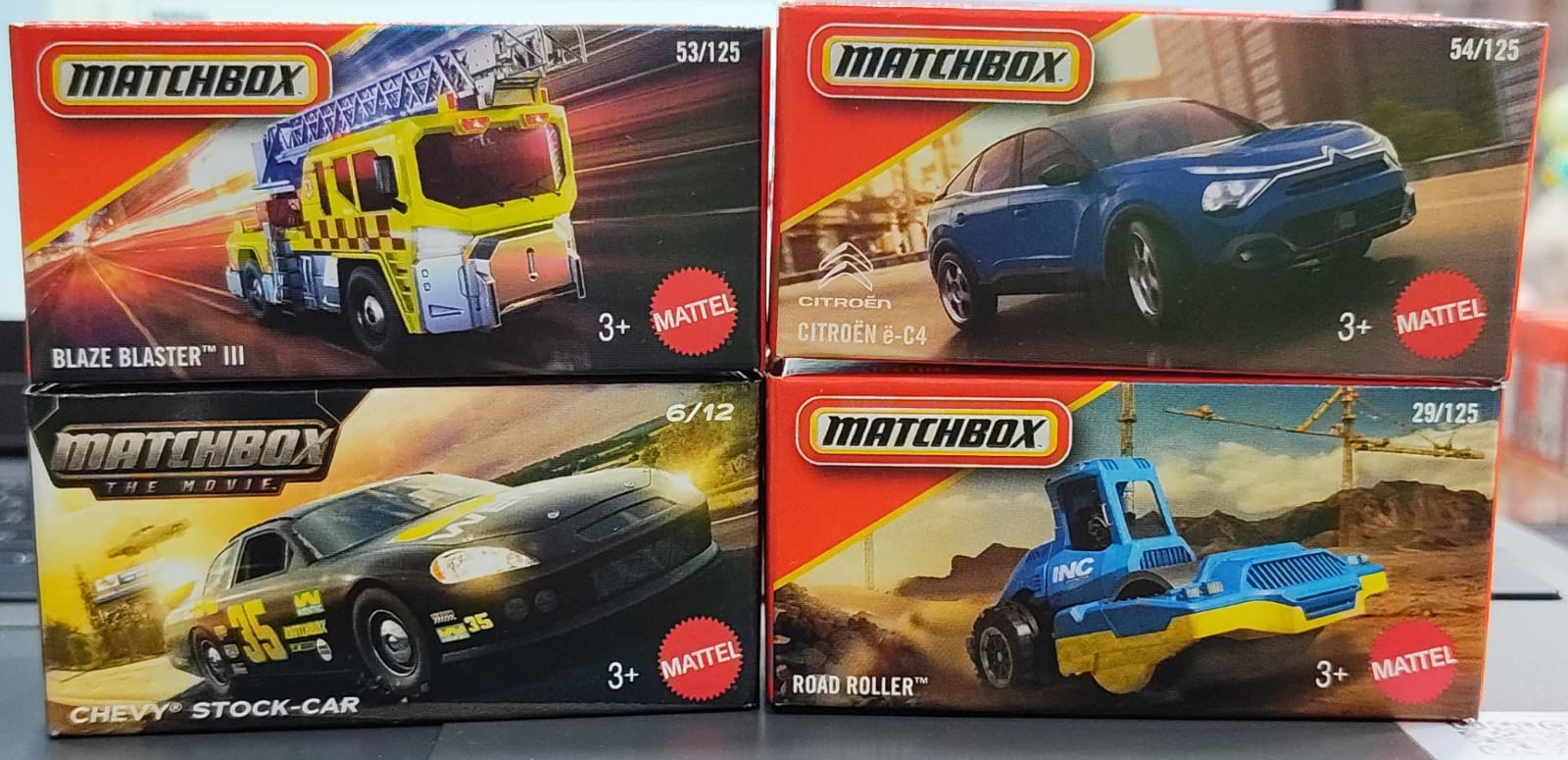Matchbox Mainline - Combo Pack of 4 Cars - DNK70 - 001