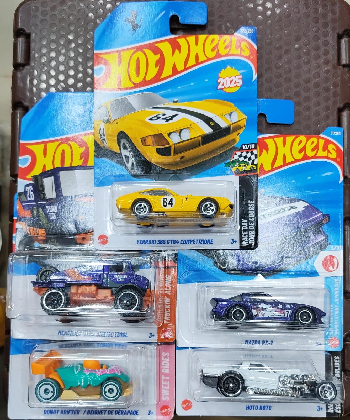 Hot Wheels Mainline - Combo Pack of 5 Cars - Long Card - 002