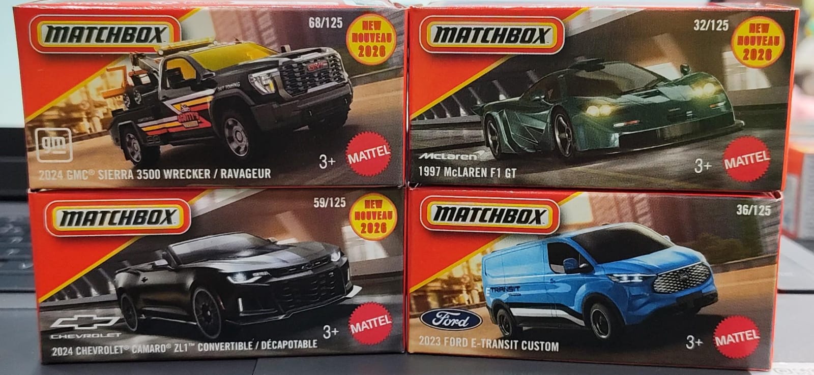 Matchbox Mainline - Combo Pack of 4 Cars - DNK70 - 004