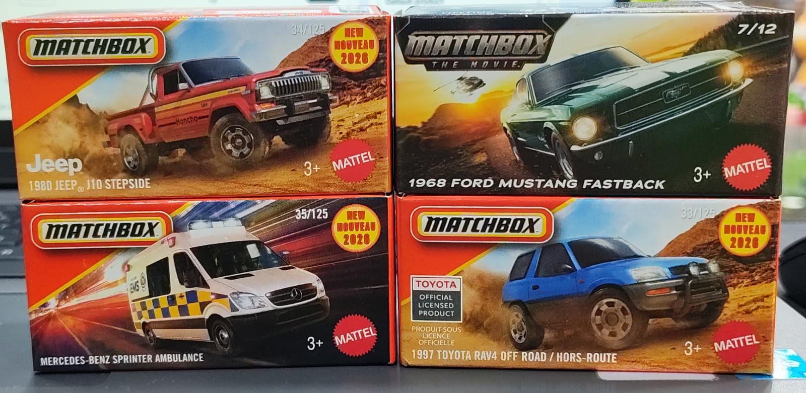 Matchbox Mainline - Combo Pack of 4 Cars - DNK70 - 005