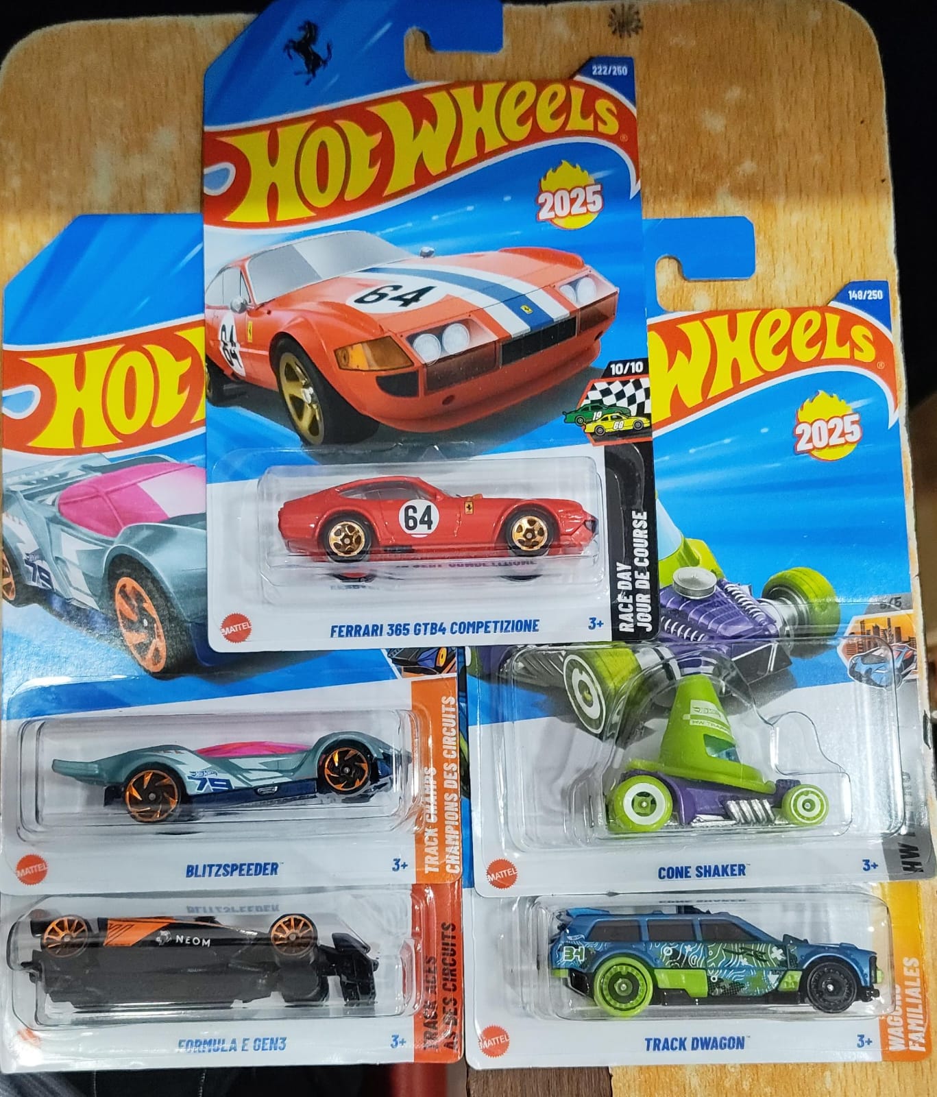 Hot Wheels Mainline - Combo Pack of 5 Cars - Long Card