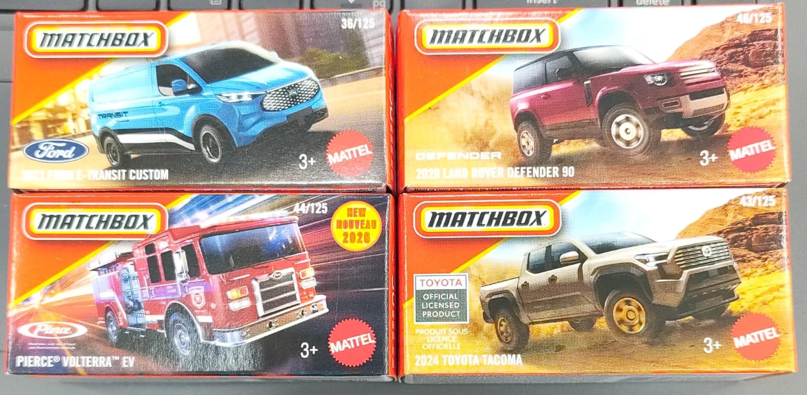 Matchbox Mainline - Combo Pack of 4 Cars - DNK70-3