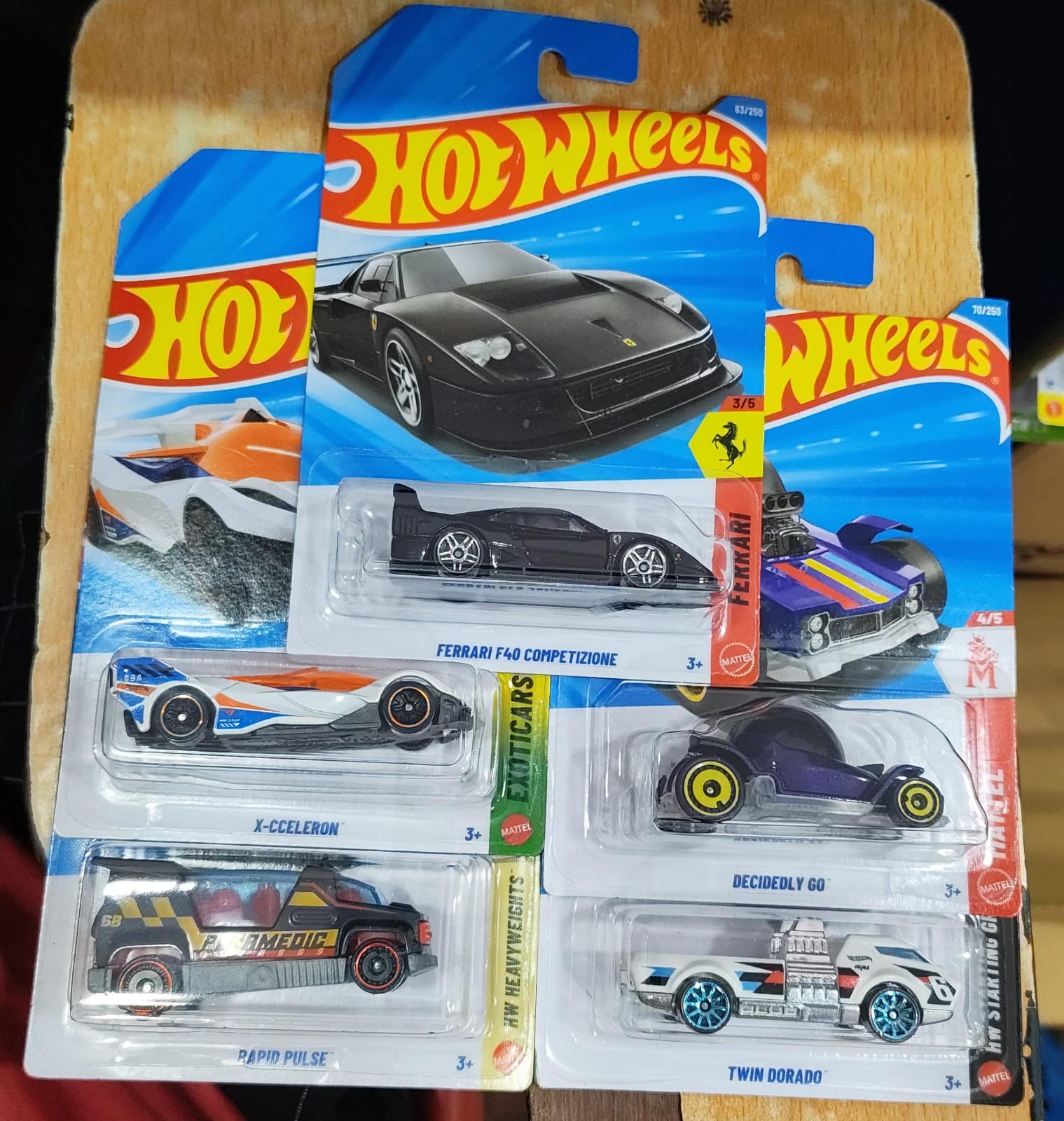 Hot Wheels Mainline - D Case 2026 - Combo Pack of 5 Cars