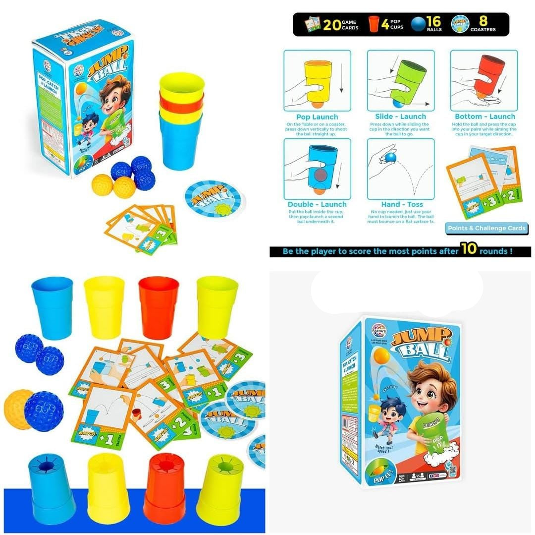 Ratna's Pop It - Jump Ball - Multicolor