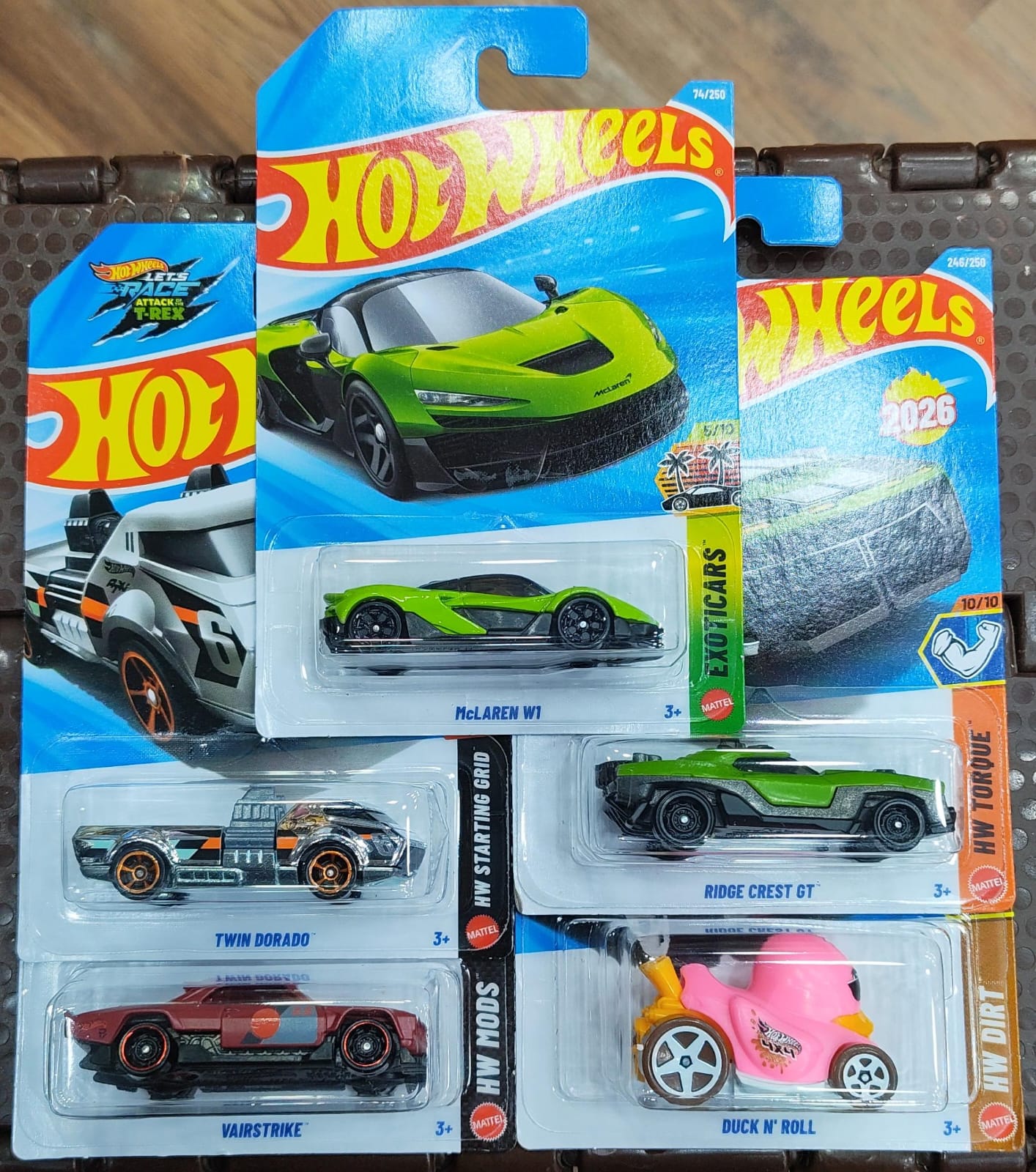 Hot Wheels Mainline - Pack of 5 Cars - P Case 2026
