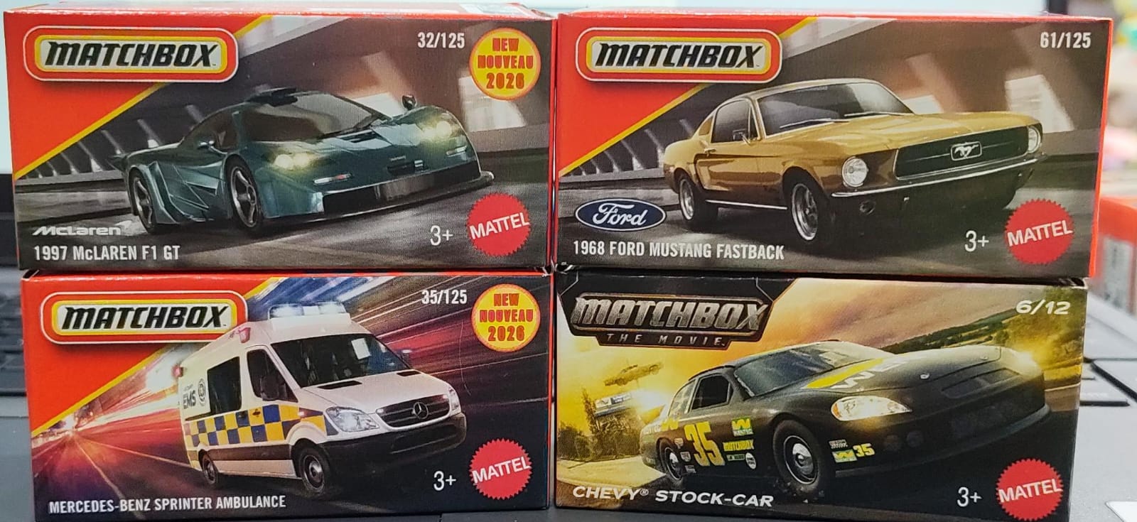 Matchbox Mainline - Combo Pack of 4 Cars - DNK70 - 004