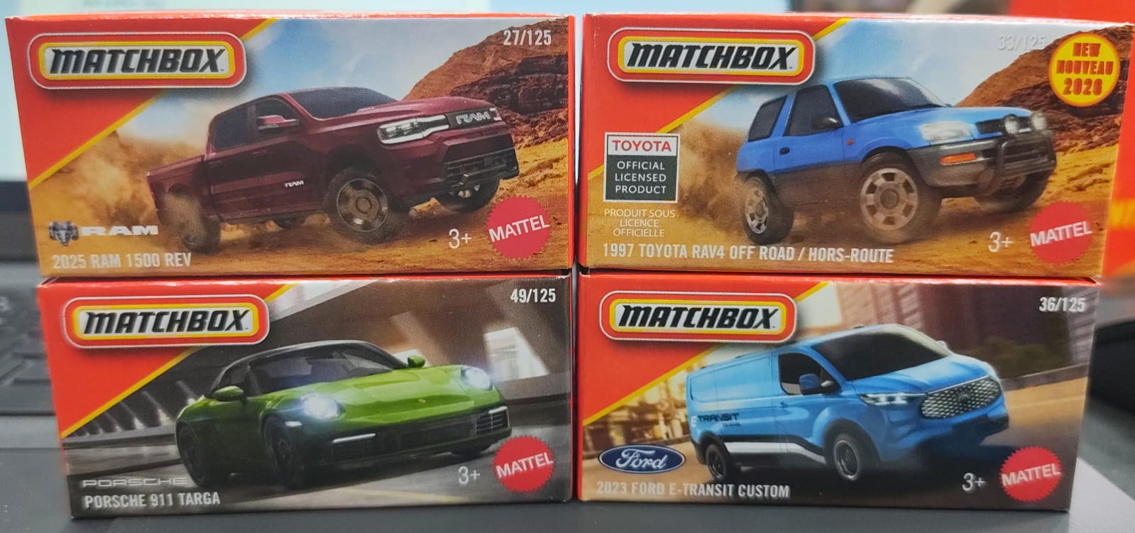 Matchbox Mainline - Combo Pack of 4 Cars - DNK70 - 002