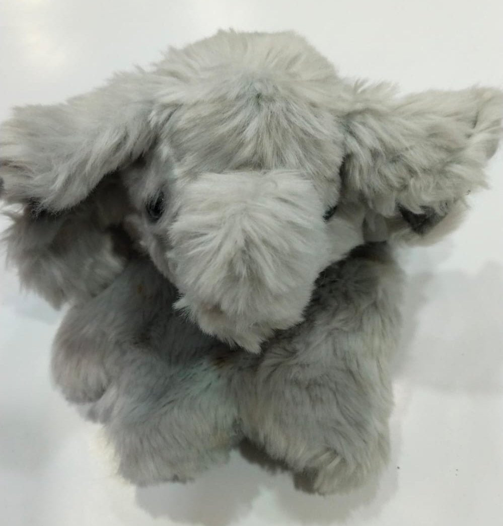 Elephant Soft Plush Hand Puppet - Grey