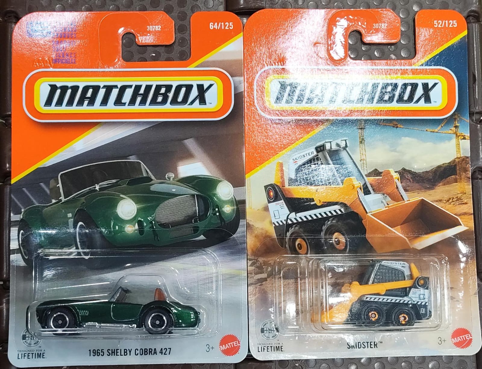 Matchbox Cars 2026 - Combo Pack of 2 Pcs - 1965 Shelby Cobra 427 & Skidster - 30782-95FG
