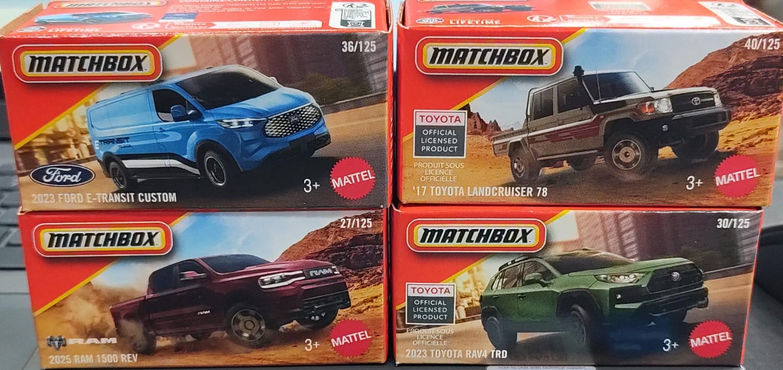Matchbox Mainline - Combo Pack of 4 Cars - DNK70 - 002