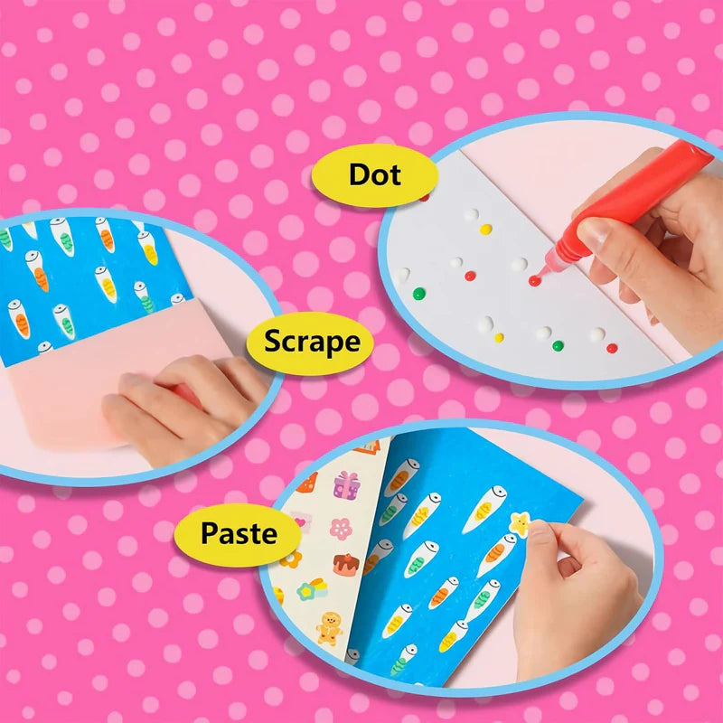 Rainbow Scratch Art Kit – DIY Creative Craft Set for Kids