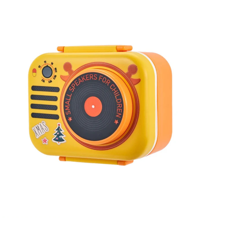 Stereo Buddy Smart Speaker Shaped Lunch Box for kids 3 Containers Lunch Box | 680 ml | Multicolor