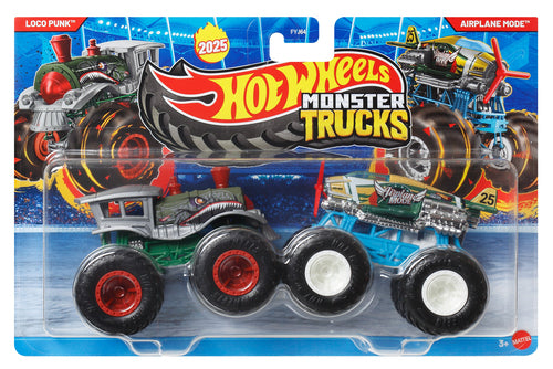 Hot Wheels Loco Punk vs Airplane Mode - Monster Trucks - FYJ64