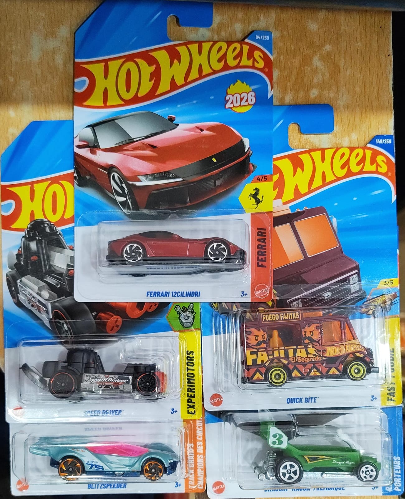 Hot Wheels Mainline - D Case Mix Combo Car - Long Card