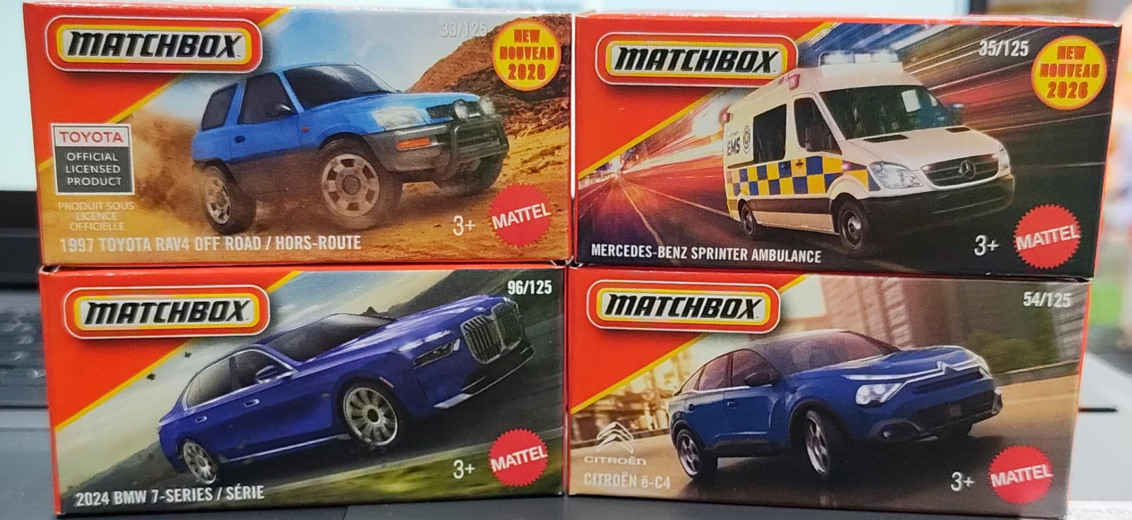 Matchbox Mainline - Combo Pack of 4 Cars - DNK70 - 005
