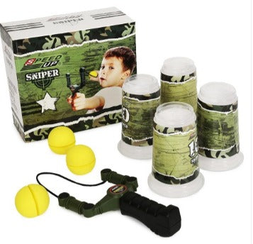 Speed Up Aim And Shoot Sniper With Launcher And Balls for Kids