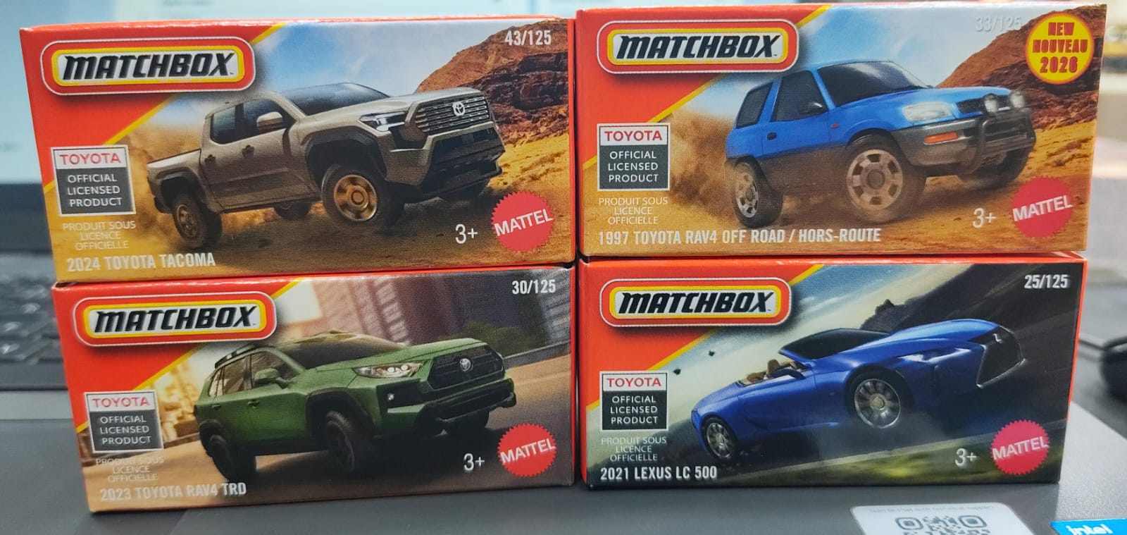 Matchbox Mainline - Combo Pack of 4 Cars - DNK70 - 0200