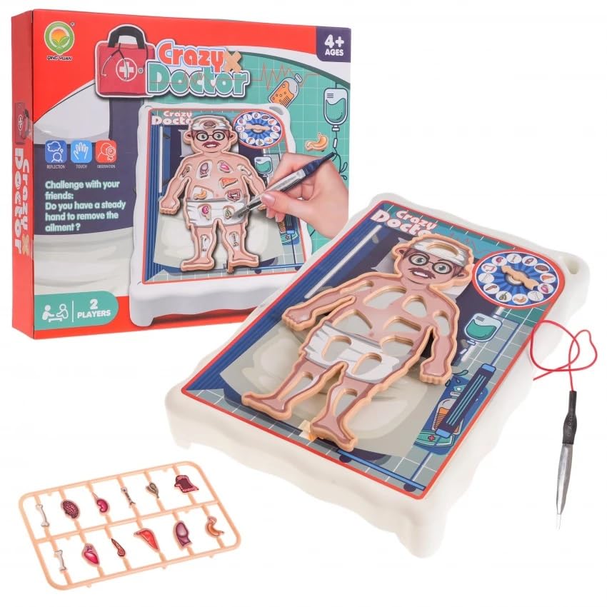 Cots and Cuddles Crazy Doctor Electronic Organ Game – Fun Anatomy Toy for Kids