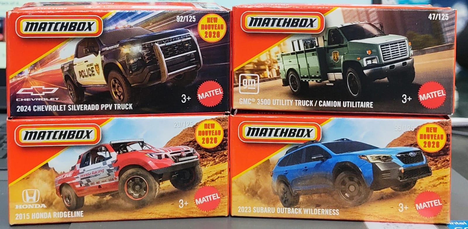 Matchbox Mainline - Combo Pack of 4 Cars - DNK70 - 004