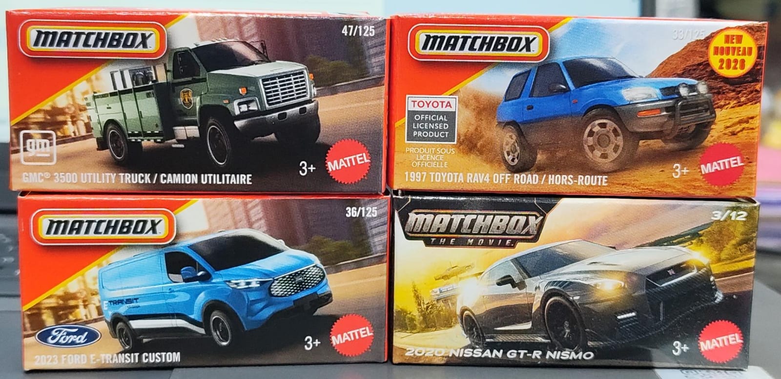 Matchbox Mainline - Combo Pack of 4 Cars - DNK70 - 002