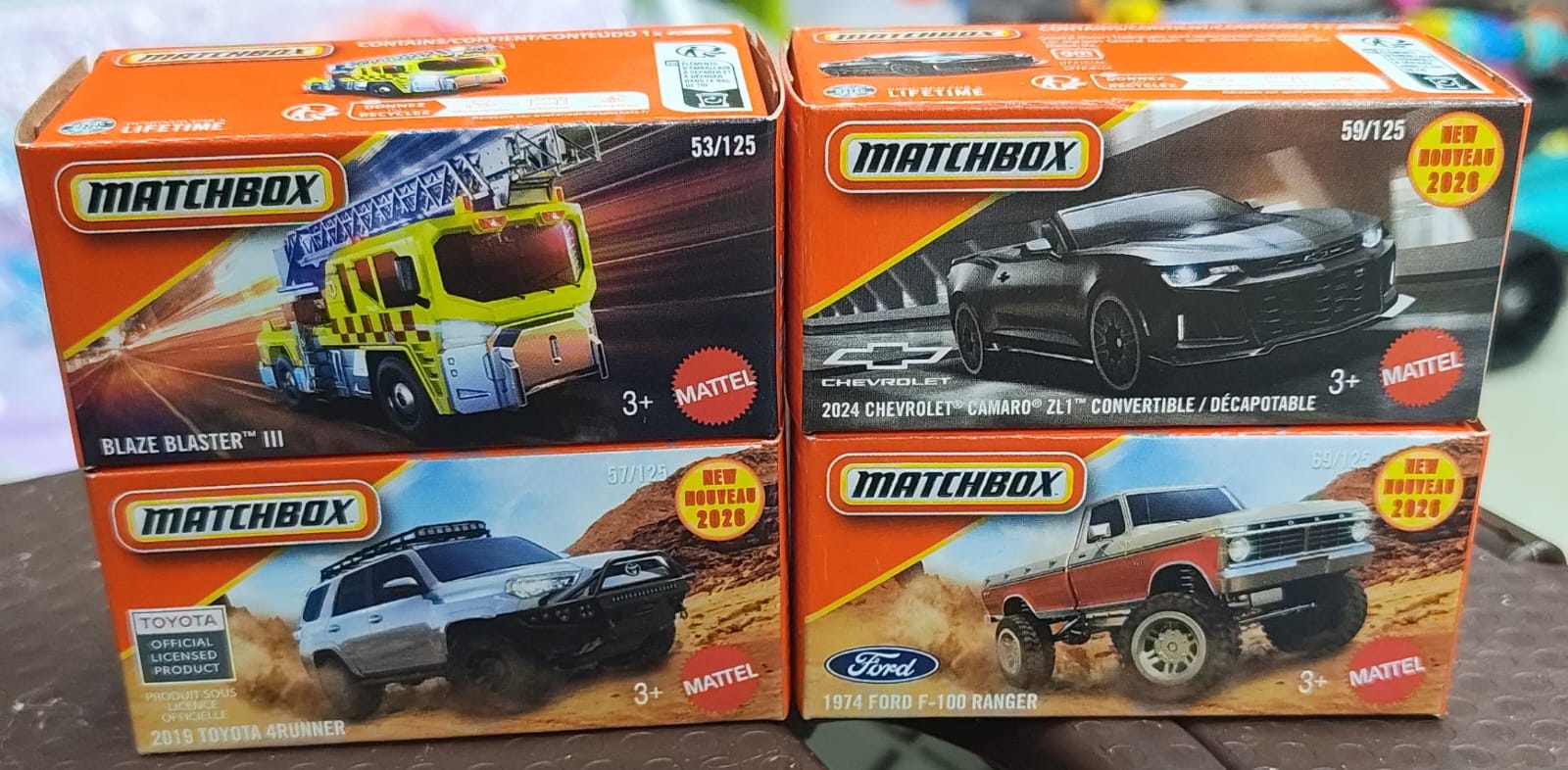 Matchbox Mainline - Combo Pack of 4 Cars - DNK70 - 001