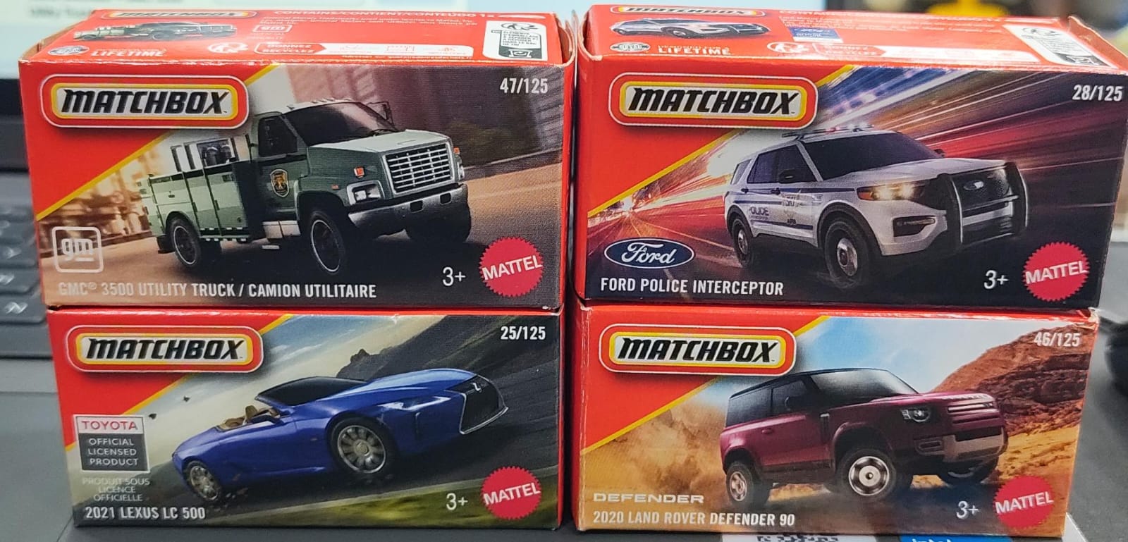 Matchbox Mainline - Combo Pack of 4 Cars - DNK70 - 002