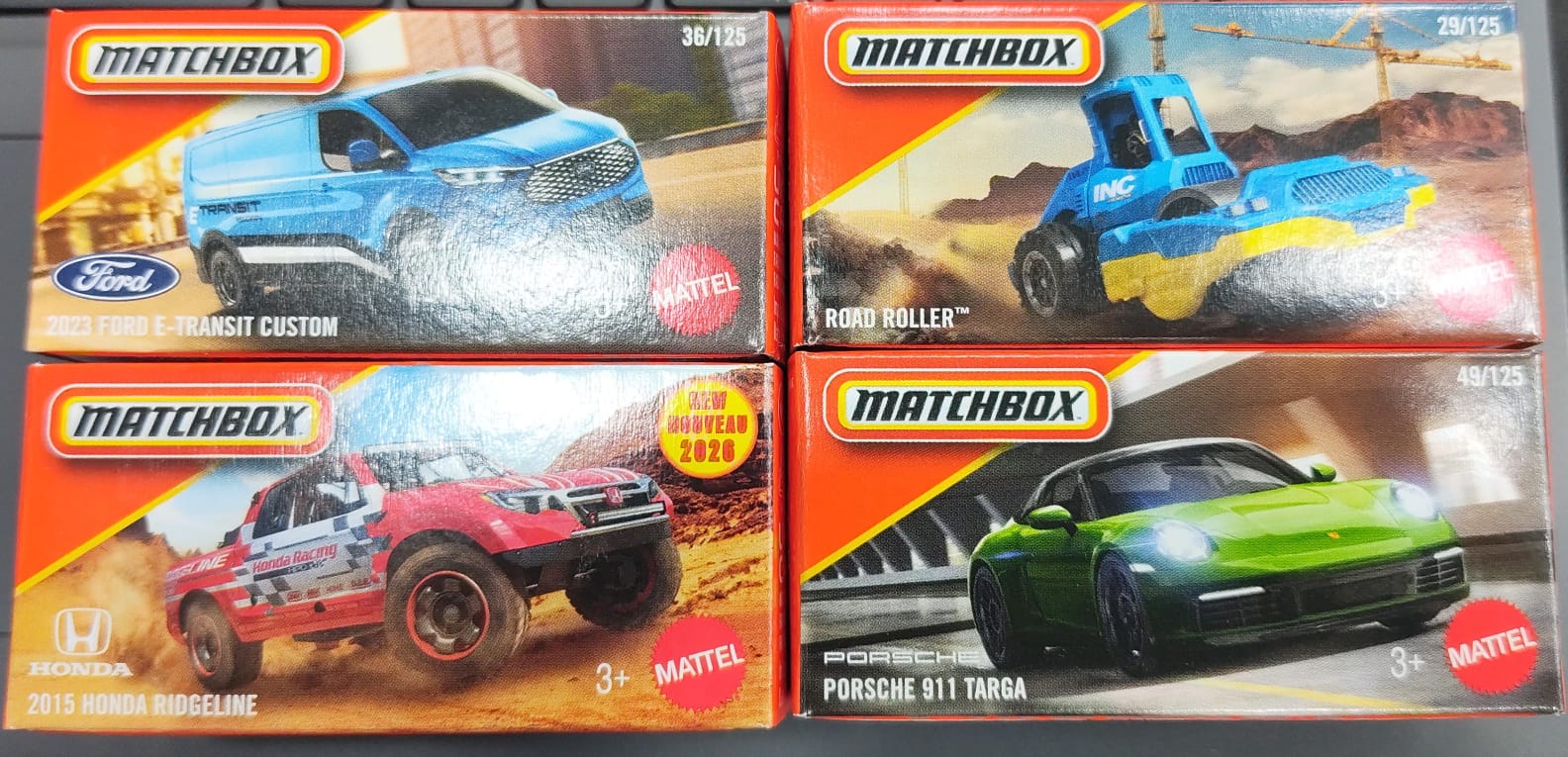 Matchbox Mainline - Combo Pack of 4 Cars - DNK70 - 001