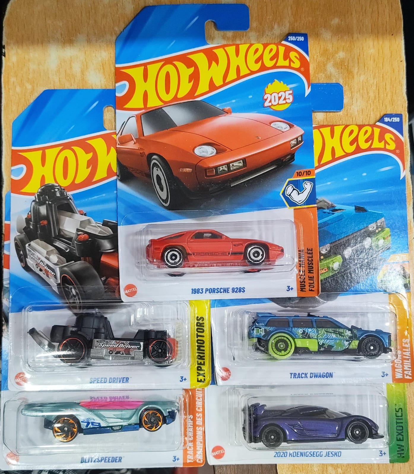 Hot Wheels Mainline - Mix Combo Pack of 5 Cars - Long Card_001